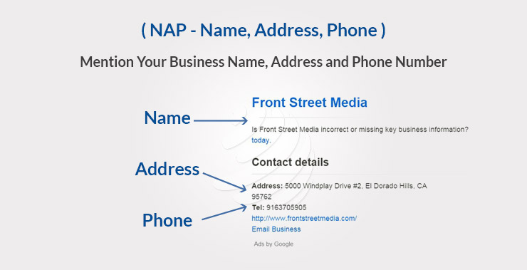 Leverage NAP Citations