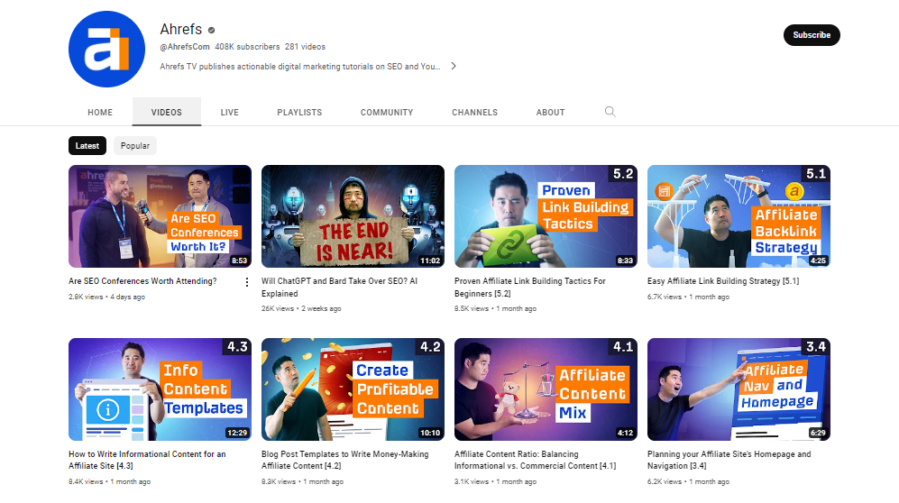 Videos to Attract Viewers