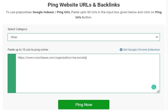 Backlink Indexer Tool